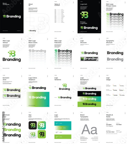 Customizable Logo Book Template