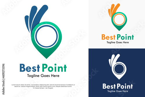 best location logo template illustration
