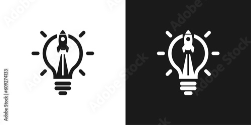 illustration vector graphic of rocket