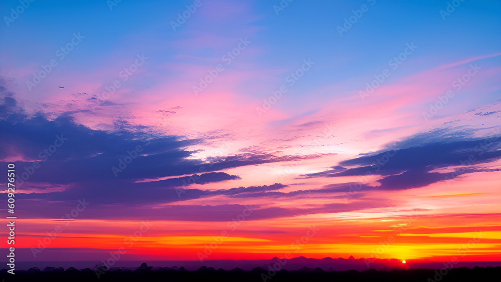 Obraz premium evening sky