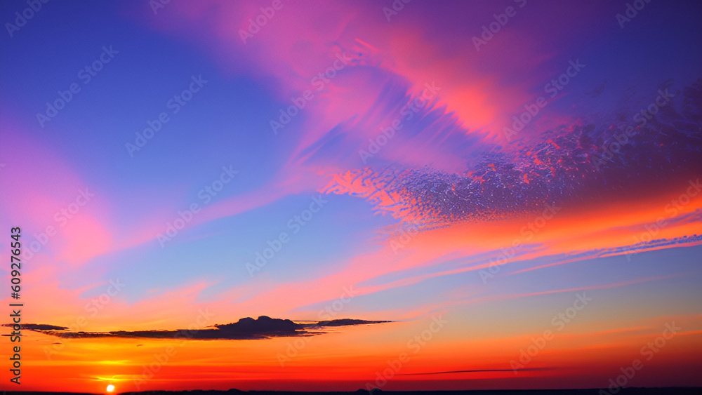 Obraz premium evening sky