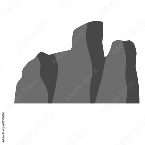 Rock Formation Hand Drawn