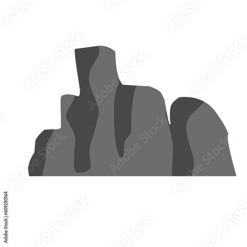 Rock Formation Hand Drawn