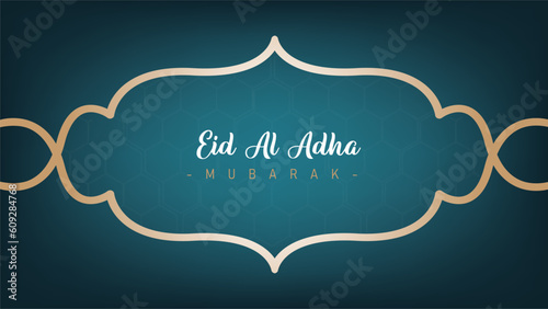minimalistic and trendy banner and poster background for eid al adha celebration for muslims