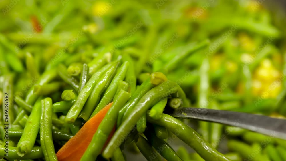 mix vegetables Green asparagus on a hot grill, close up. High quality 4k footage mix vegetables Green asparagus on a hot grill, close up. High quality 4k footage