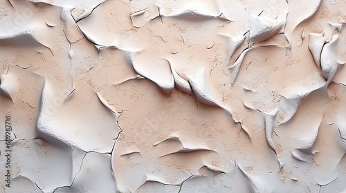 Plaster material surface background. Abstract pattern design. Generative AI