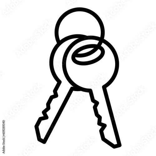 key icon with transparent background