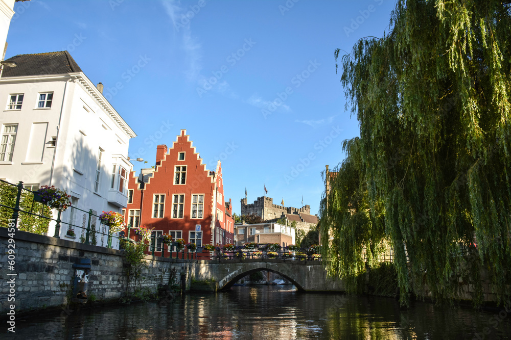 Boat Ride in the Canals of Bruges, Belgium