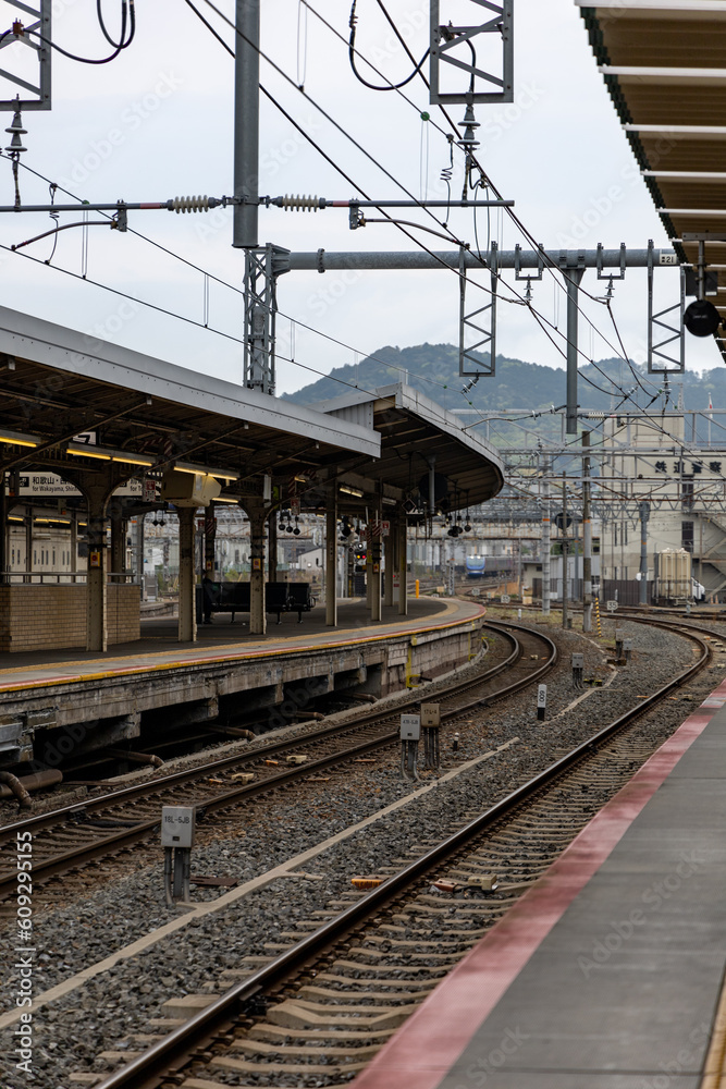 A railway station in Japan