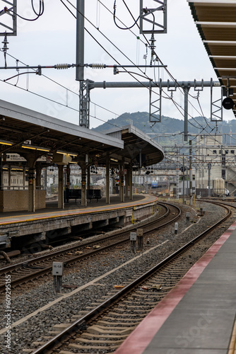 A railway station in Japan