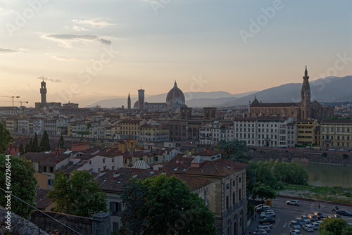 Sunset in Florence, Italy