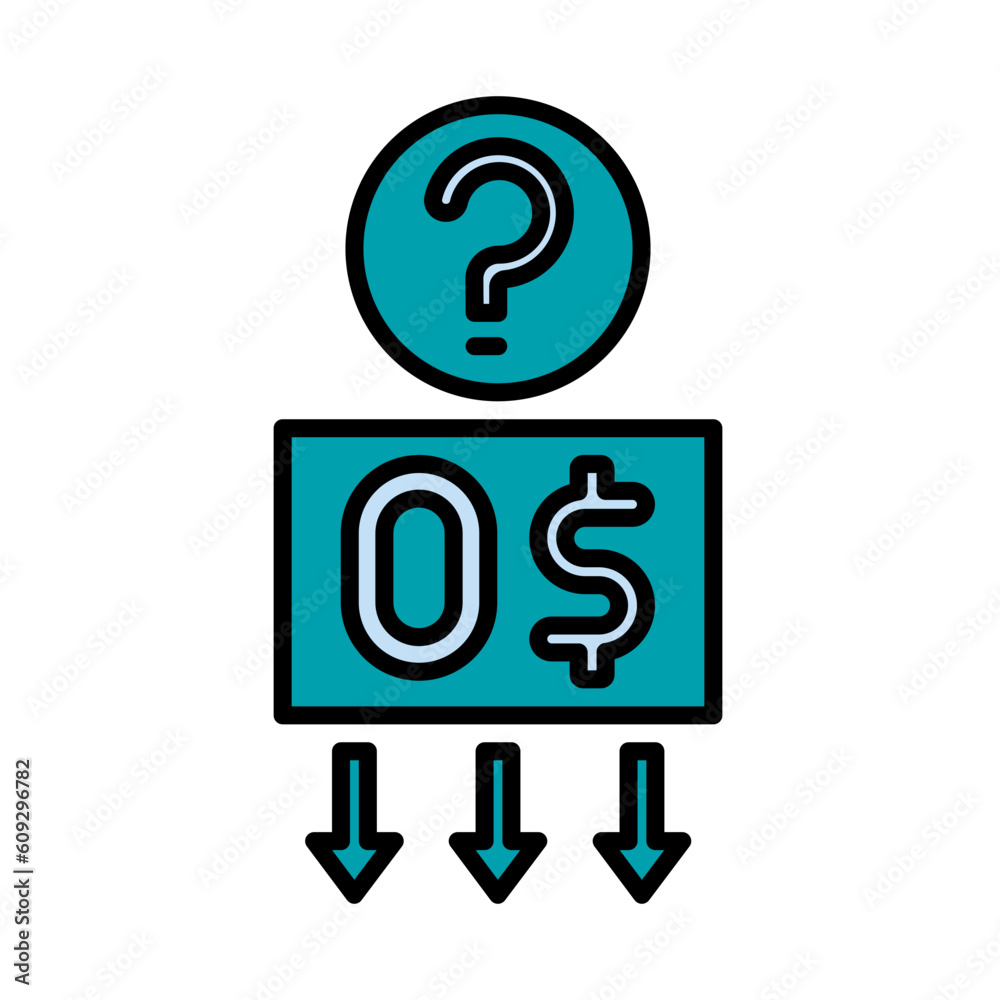 Filled Line Make a loss design vector icon design vector line icon svg Filled Line Make a loss design vector icon design vector line icon svg