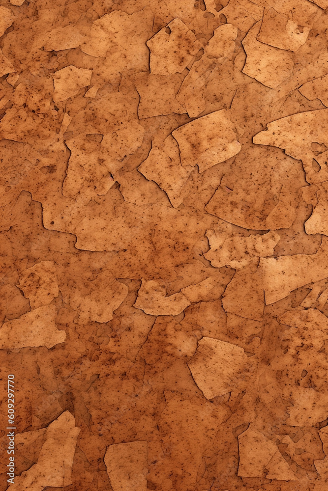 Closeup of cork like material with texture and pattern. Background. Developed with generative ai