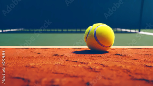 Tennis background. Generative AI.