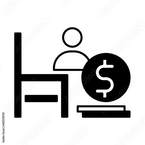 Solid Line Pension design vector icon design vector line icon svg