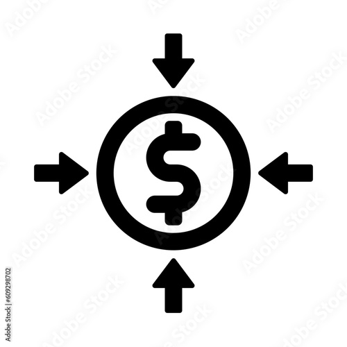 Solid Line Profit design vector icon design vector line icon svg