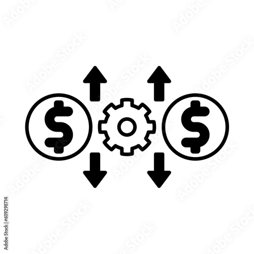 Solid Line Treasure design vector icon design vector line icon svg