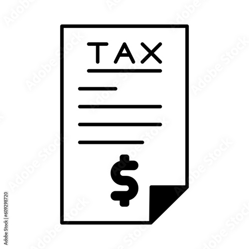 Solid Line Tax design vector icon design vector line icon svg