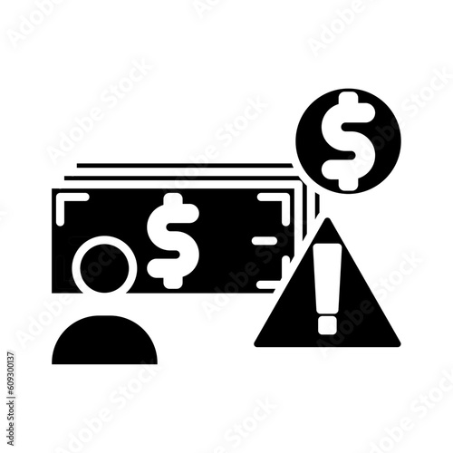 Solid Wasteful design vector icon design vector line icon svg