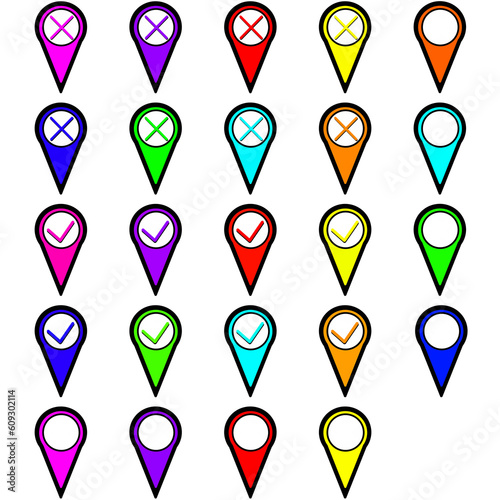Assorted Colored Location Tags Collection 24 Pack Free Download Assorted Colored Location Tags Collection 24 Pack - GFXLoad