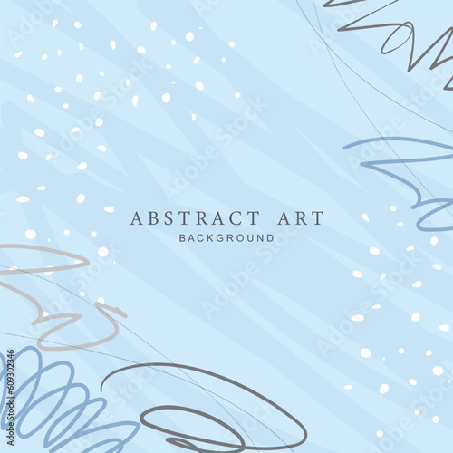 Trendy abstract square art templates. Vector fashion backgrounds.