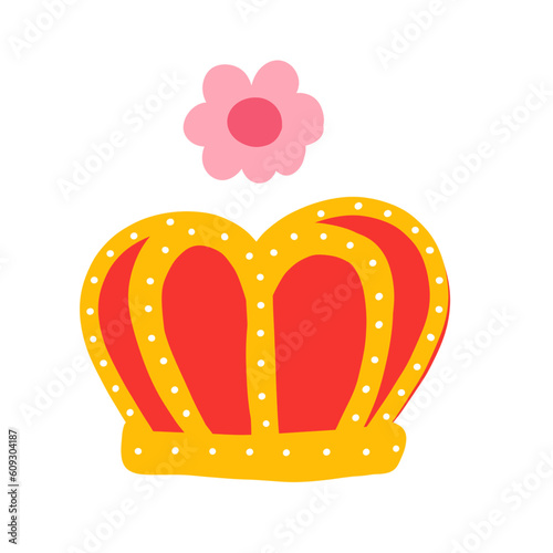 King Crown Doodle Art photo