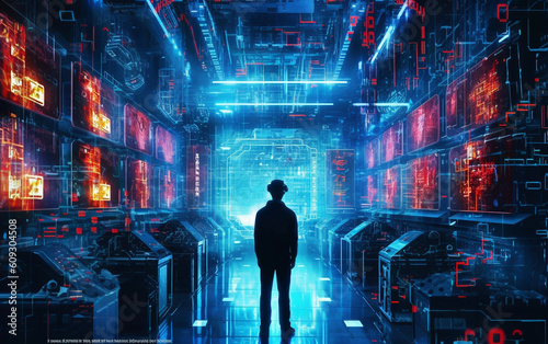 advanced AI systems govern every aspect of society, Max, a brilliant hacker with a rebellious streak, reaches a critical moment in their mission to expose the dark secrets, Generative AI
