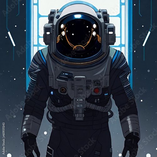 astronaut in space Generative AI