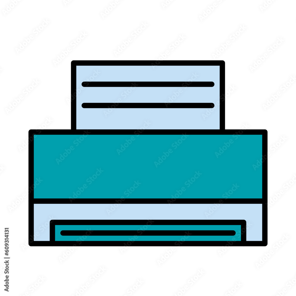 Filled Line Printer design vector icon design vector line icon svg Filled Line Printer design vector icon design vector line icon svg