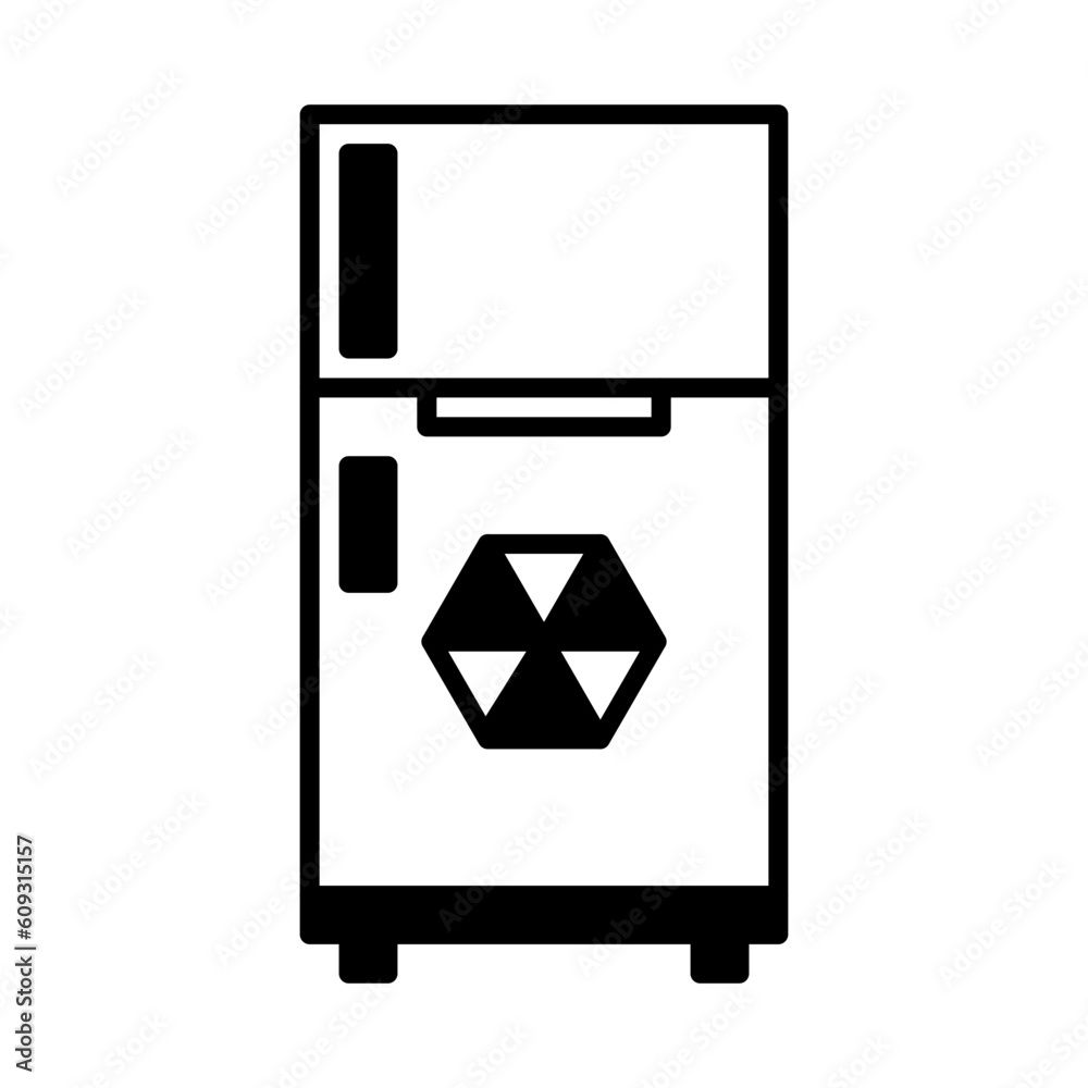 Solid Line Refrigerator design vector icon design vector line icon svg Solid Line Refrigerator design vector icon design vector line icon svg