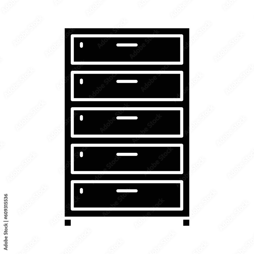 Solid Drawer design vector icon design vector line icon svg Solid Drawer design vector icon design vector line icon svg