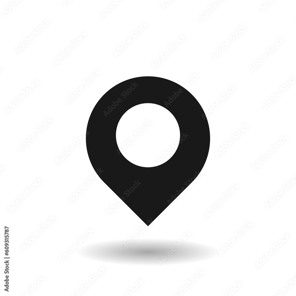 map pointer with icon.location information direction idea concept