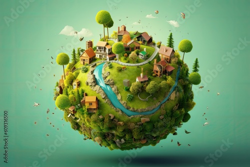 digital art mr planet design globe mr planet world concept art