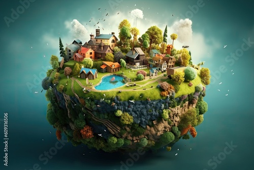 digital art mr planet design globe mr planet world concept art