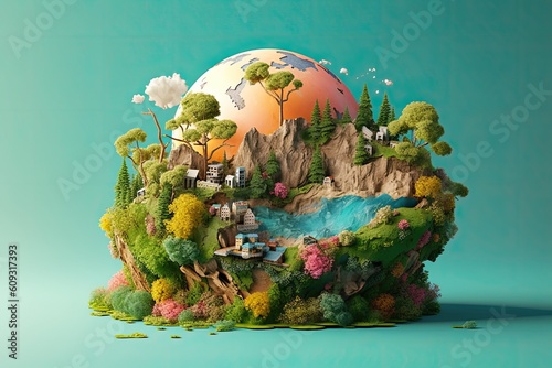 digital art mr planet design globe mr planet world concept art