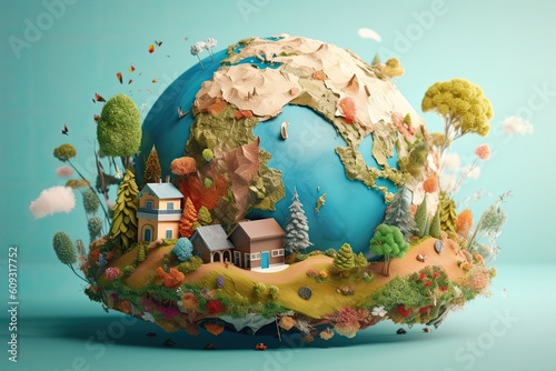 digital art mr planet design globe mr planet world concept art