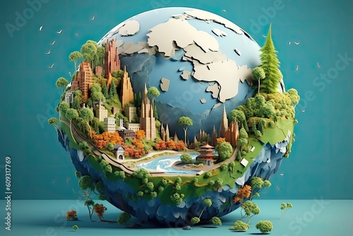 digital art mr planet design globe mr planet world concept art