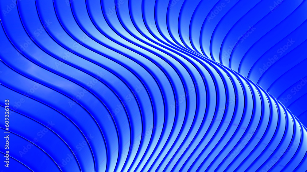 Blue background stripes 3d wavy pattern, elegant abstract striped pattern, interesting spiral architectural minimal background Blue background stripes 3d wavy pattern, elegant abstract striped pattern, interesting spiral architectural minimal background