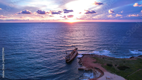 sunset over the sea