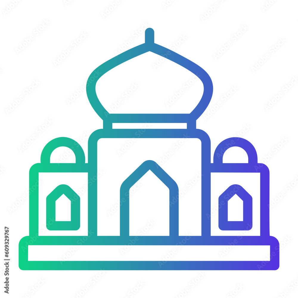 taj mahal icon taj mahal icon