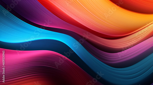 Abstract wave dynamic liquid colorful background or wallpaper.