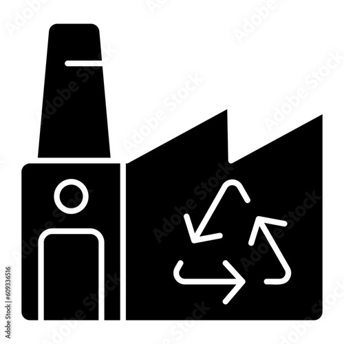 recycling plant icon