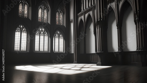 Digital Gothic Castle Backdrop