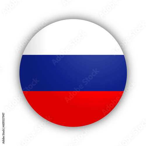 Flaga Rosji Przycisk