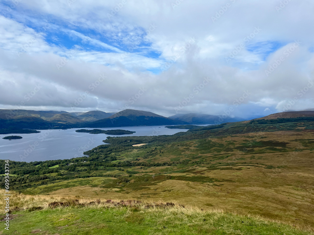 Herbstliche Schottische Highlands auf dem West Highland Way