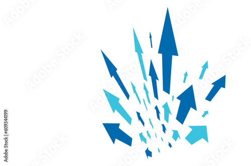 grafica, frecce, freccia, colorate, 