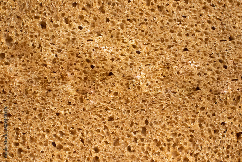 Texture of dark rye bread