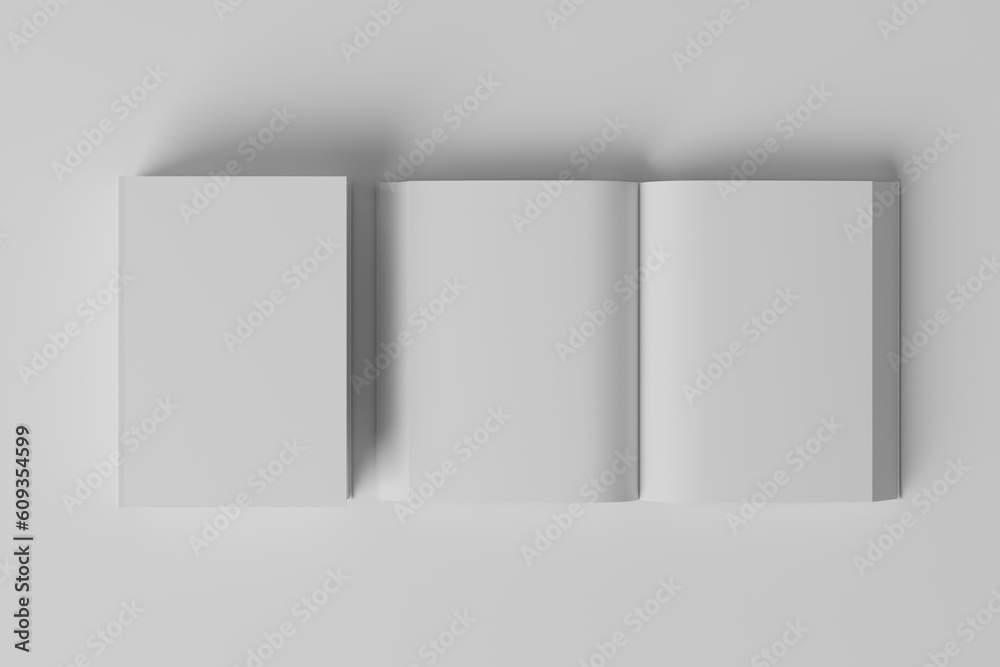 Fototapeta premium hard cover large book mockup