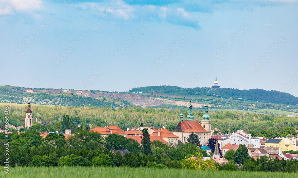 Panorama of Duchcov from the hill