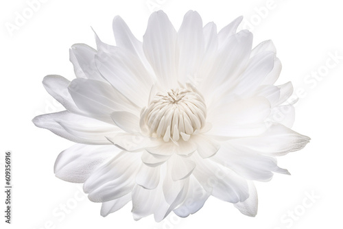 Wallpaper Mural White Waer lily flower on transparent background. Generative AI illustration Torontodigital.ca